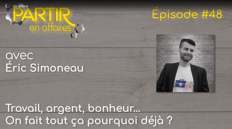 Éric Simoneau - Podcast Partir en affaires