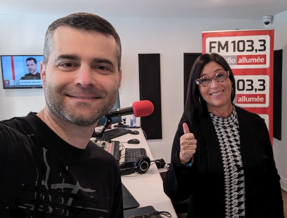 Éric Simoneau et Claudine Lepage - FM 103.3